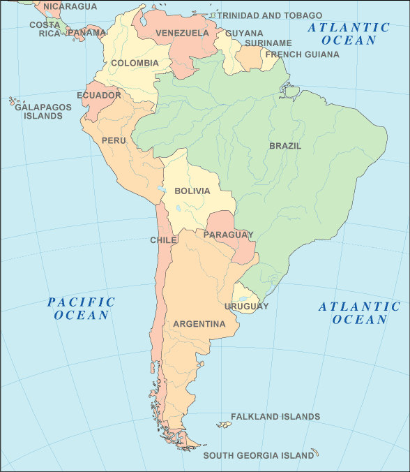 South America Geography/South American Countries 